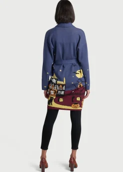 ModCloth Enter If You Dare Coatigan Blue Cardi Hot