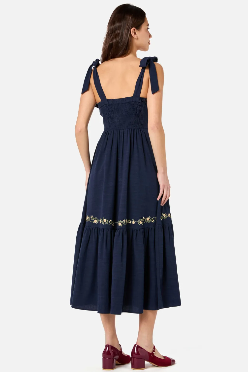 Esme Embroidered Midi Dress Best