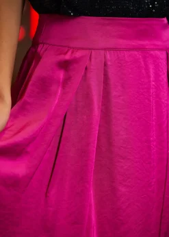 Everyday Enchantment Pleated Skirt Magnificent Magenta Discount