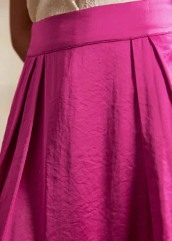 Everyday Enchantment Pleated Skirt Magnificent Magenta Discount