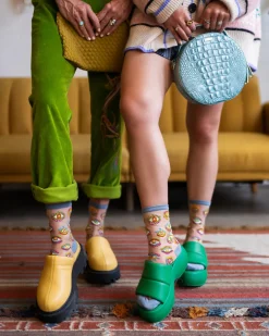 Evil Eye Sheer Crew Sock Outlet