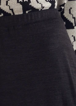 BTC Excellence Attained Knit Midi Skirt Essential Black Sale