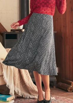 Excellence Attained Knit Midi Skirt Wild Cat Sale