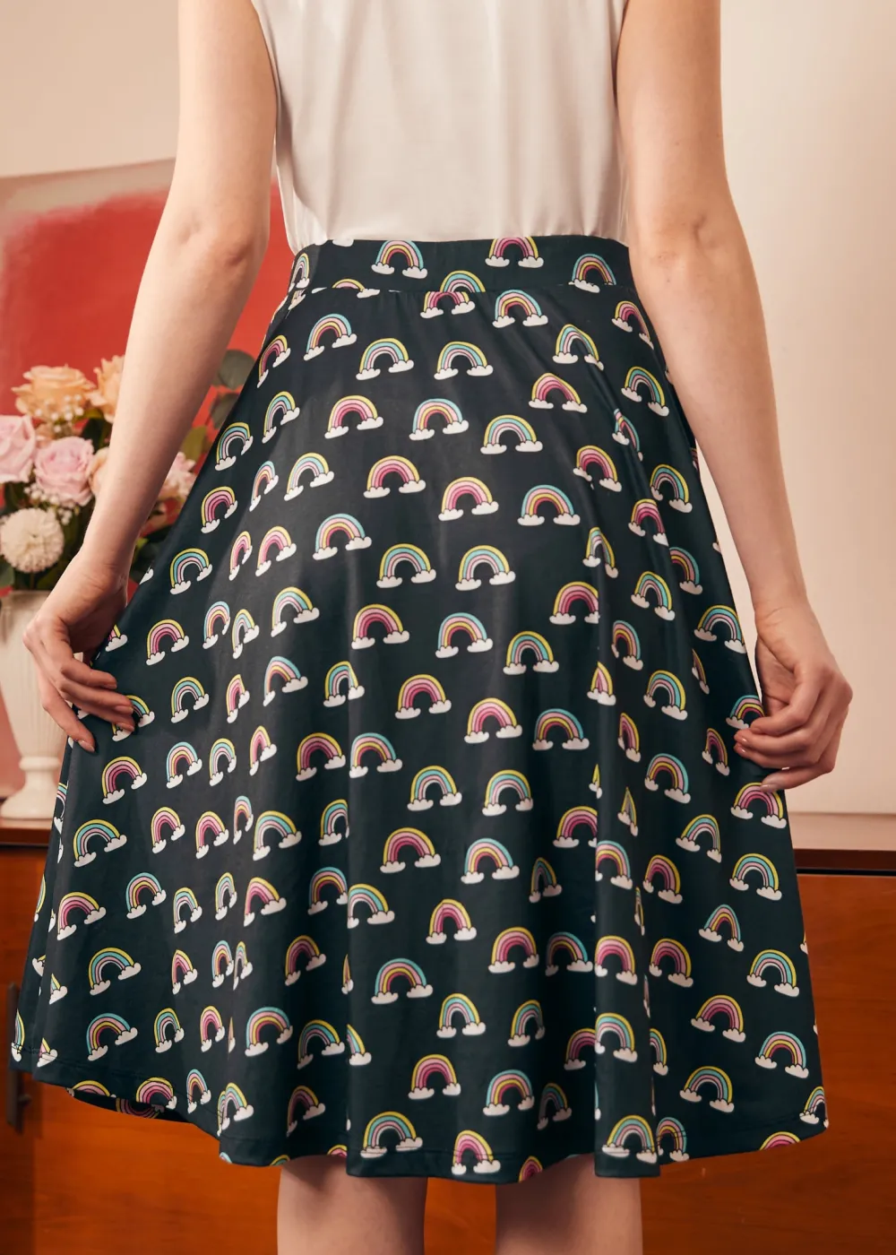 Excellence Attained Knit Midi Skirt Prism Dance Outlet