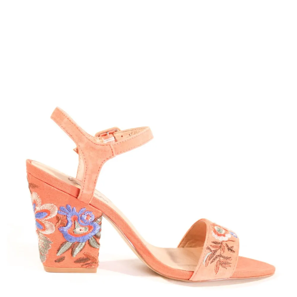 Feisty Embroidered Heels Online