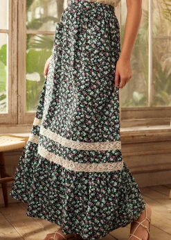 BTC Field of Dreams Maxi Skirt Strawberry