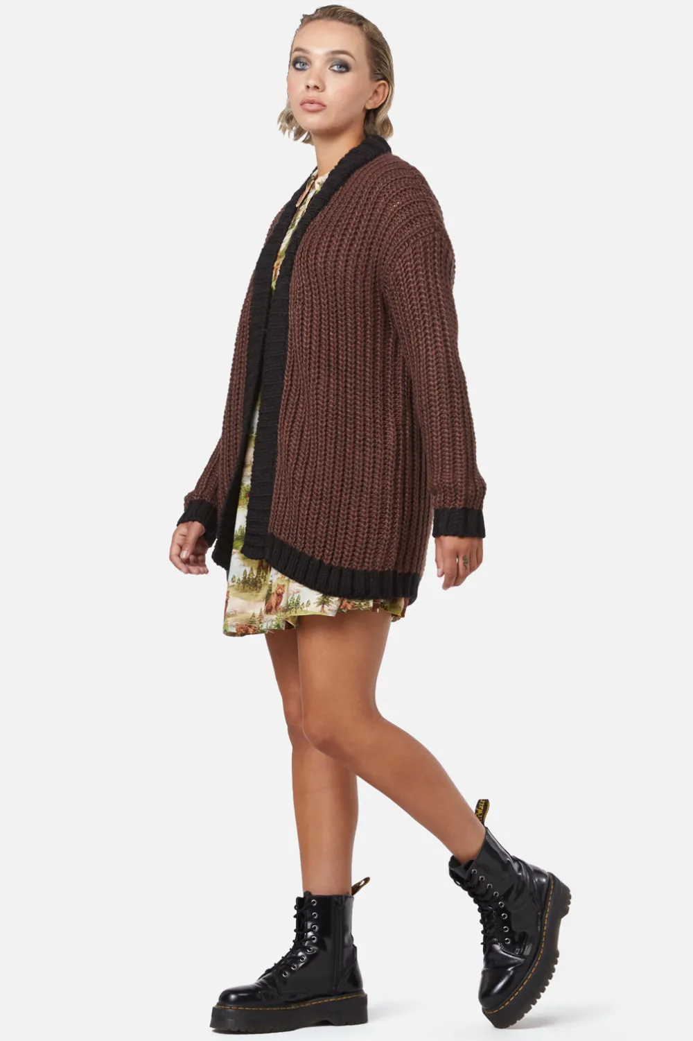 Field Work Chunky Knit Cardi Discount