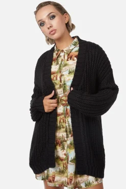 Field Work Chunky Knit Cardi Discount