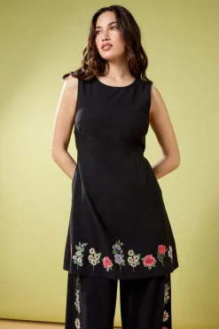 Fleur Embroidered Shift Dress Online