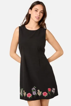 Fleur Embroidered Shift Dress Online