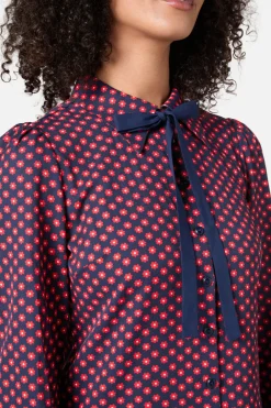Flora Geo Shirt Dress Clearance