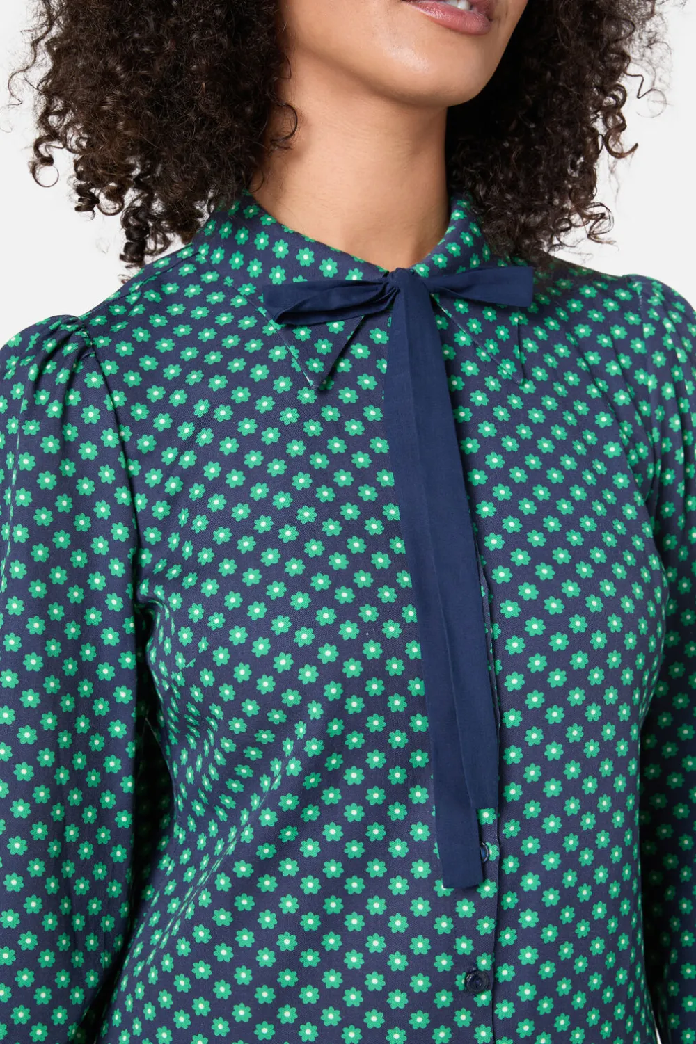 Flora Geo Shirt Dress Clearance