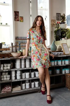 Floral Field Shirt Dress Outlet