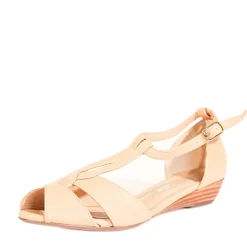 Chelsea Crew Florence T-Strap Flats NUDE Clearance
