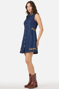 Flower Child Embroidered Dress Hot