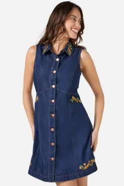 Flower Child Embroidered Dress Hot