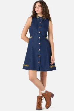 Flower Child Embroidered Dress Hot