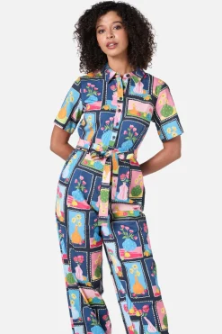 Flower Vases Jumpsuit Sale