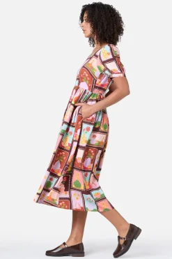 Dangerfield US Flower Vases Midi Dress Sale