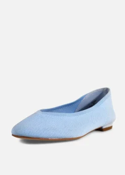 Flyer Knit Fabric Flats New