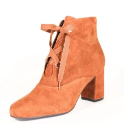 Flynn Suede Lace-Up Booties Hot