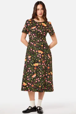 Folk Art Midi Dress