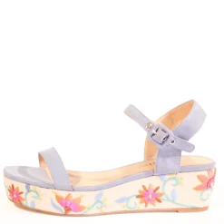 Friday Embroidered Wedged Sandals Sale