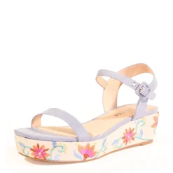 Friday Embroidered Wedged Sandals Sale
