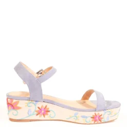 Friday Embroidered Wedged Sandals Sale