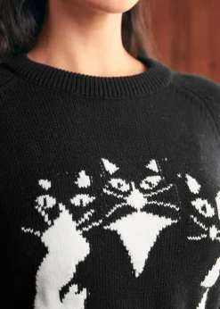 Full of Nostalgia Crewneck Pullover Eclipse Noir