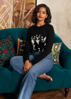 Full of Nostalgia Crewneck Pullover Eclipse Noir