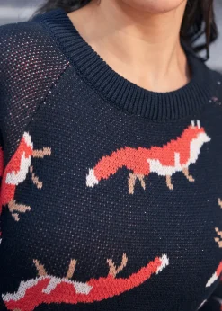 BTC Full of Nostalgia Crewneck Pullover Twilight Marina New