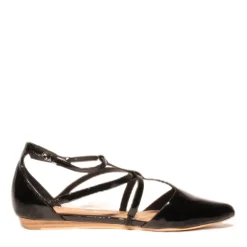 Gadget Multi Strap Flats BLACK Outlet