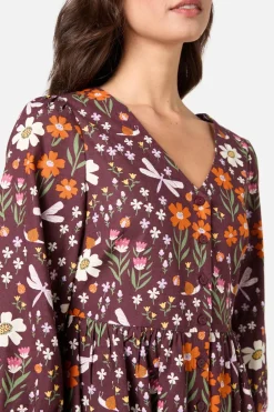 Garden Life Button Front Dress Clearance