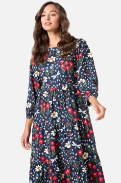 Garden Life Midi Dress New