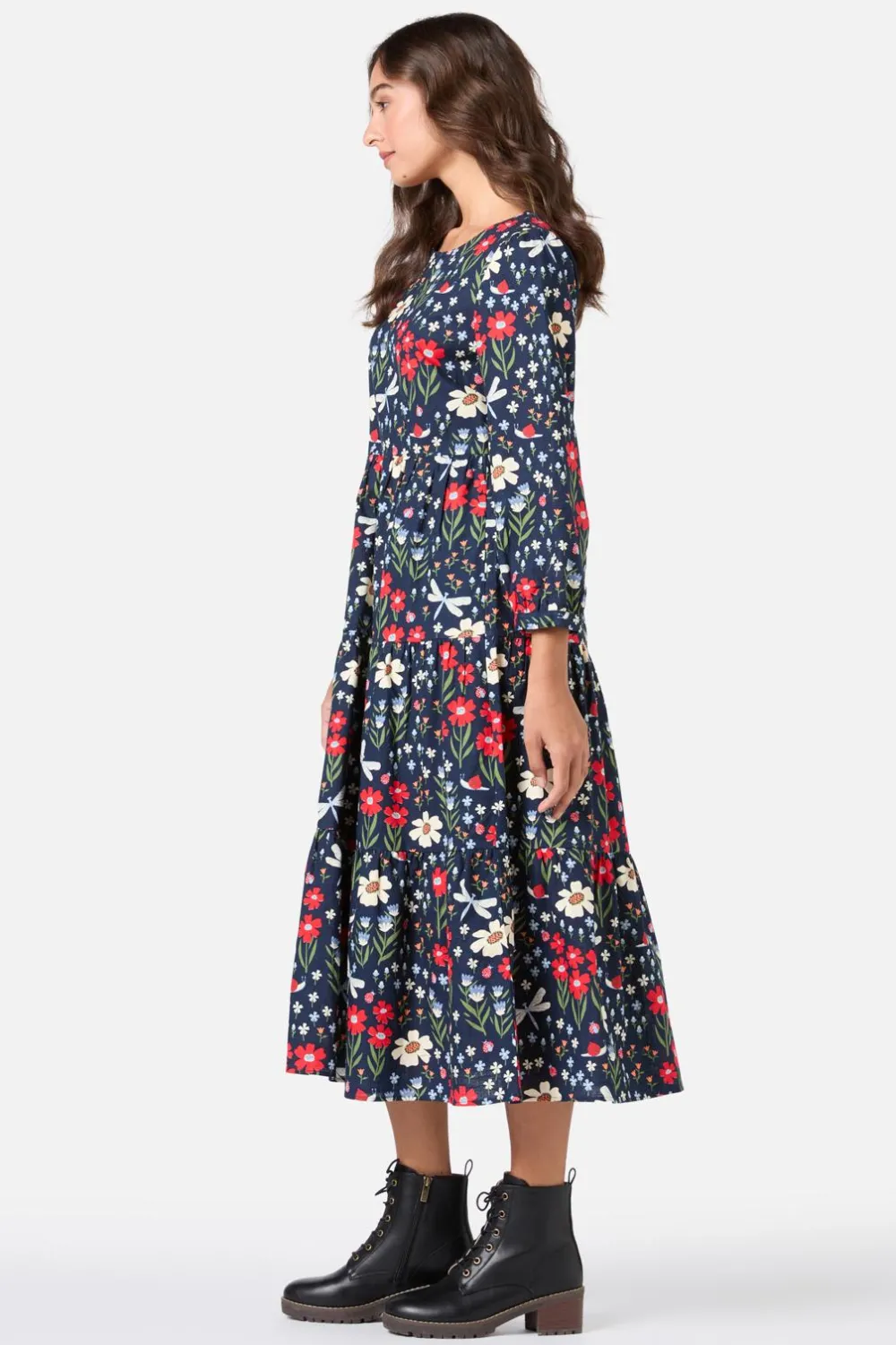 Garden Life Midi Dress New