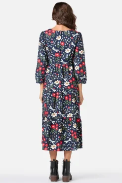 Garden Life Midi Dress New