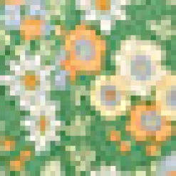 BTC Gathering Wild Flowers Dress Green Floral Sale