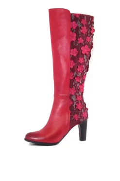 Geller Floral Lace Boots Discount