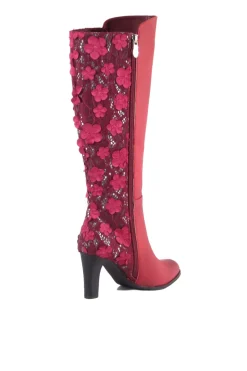 Geller Floral Lace Boots Discount