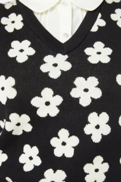 Gigi Daisy Knit Vest Clearance