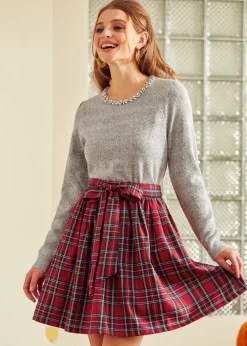 BTC Gilded Age Long Sleeve Sweater Cozy Clouds