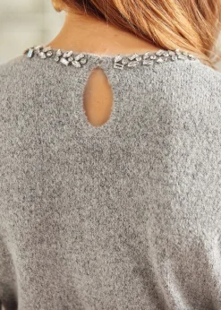 BTC Gilded Age Long Sleeve Sweater Cozy Clouds