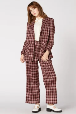 Gina Check Blazer Clearance