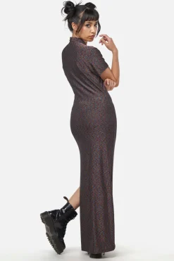 Dangerfield US Glitter Mesh Midi Dress Discount