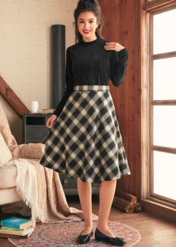 BTC Golden Hour Gal Midi Skirt Cream Pie Discount