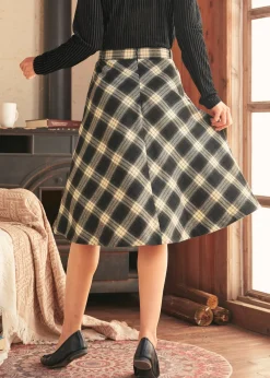 BTC Golden Hour Gal Midi Skirt Cream Pie Discount