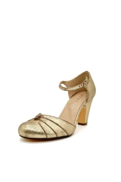 Goldie Metallic Ballroom Heels Clearance
