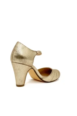 Goldie Metallic Ballroom Heels Clearance