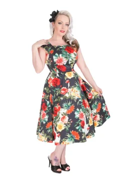 Graceful Rose Swing Dress Clearance